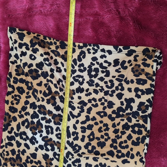 FASHION NOVA Leopard Dress Sleeveless slip Sz L - Picture 5 of 9
